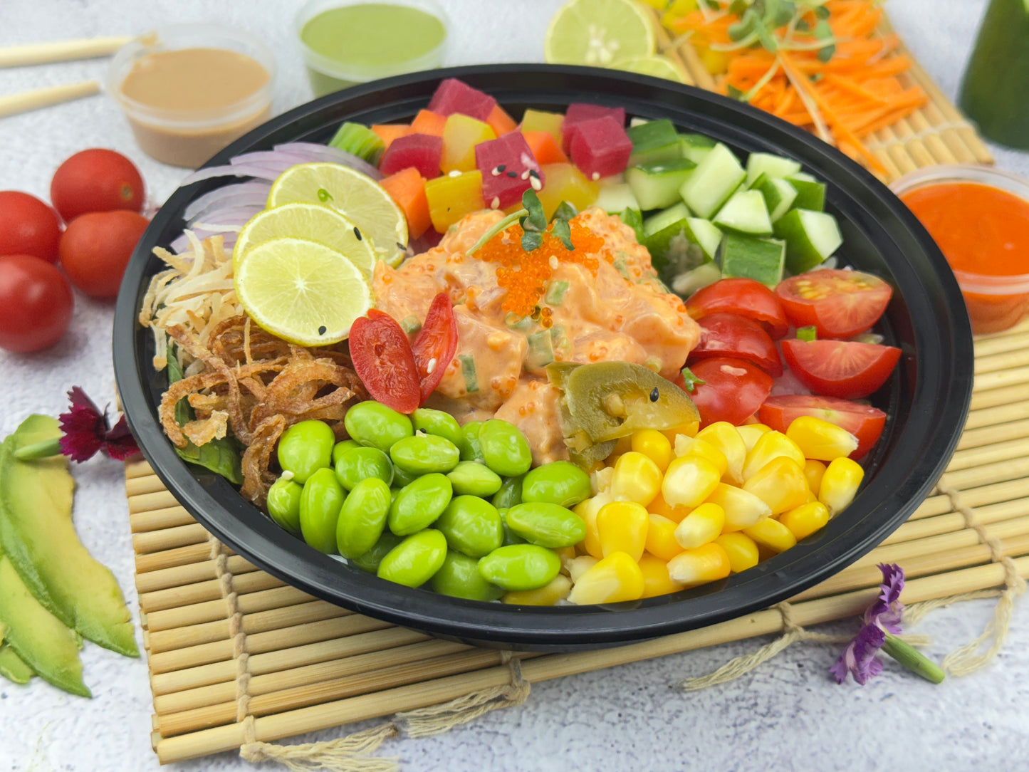 Kickass Salmon Poke Bowl