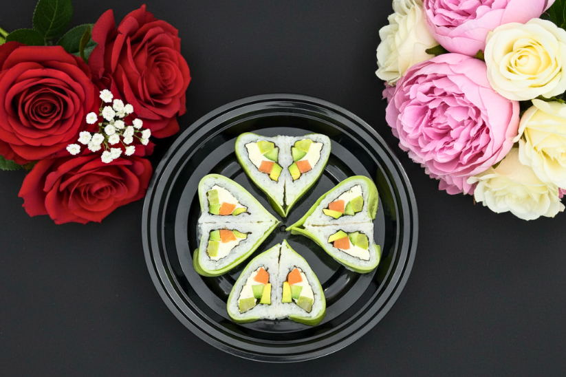 Valentine's Special- California Veg Cupid Roll (8pcs)