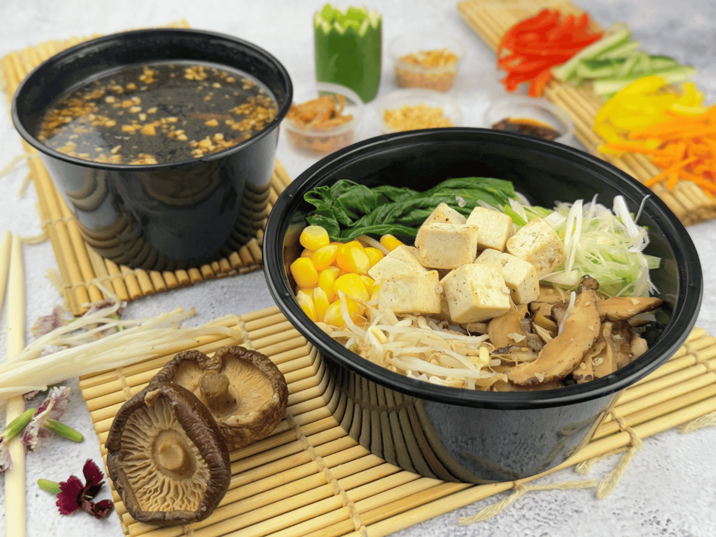Burnt Garlic Shoyu Ramen (V)