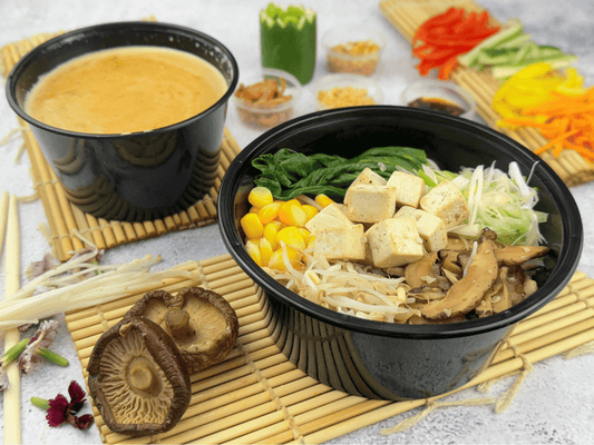 Creamy Fried Onion Ramen (V)