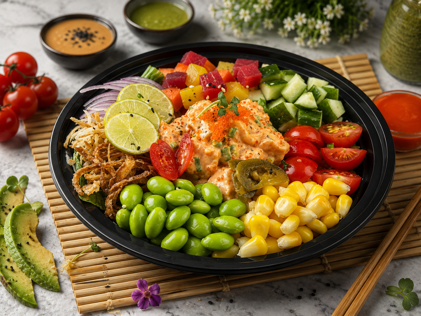 Kickass Salmon Poke Bowl