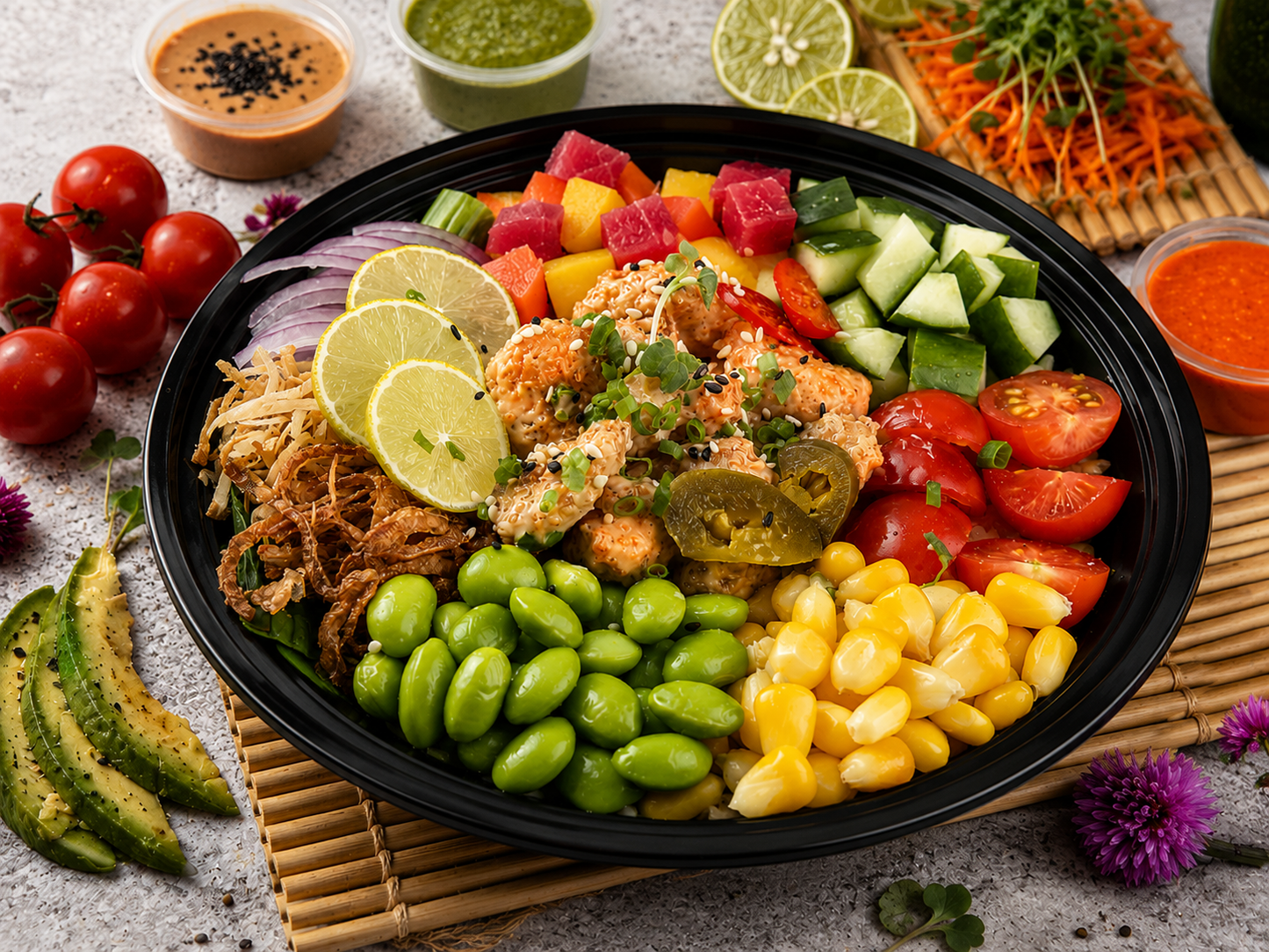 Tofu Katsu Salad