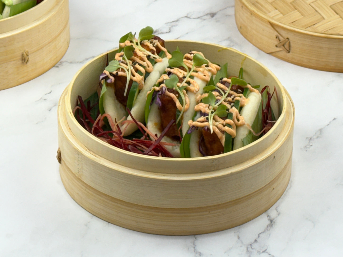 Asian Veg & Tofu Bao (3pcs)