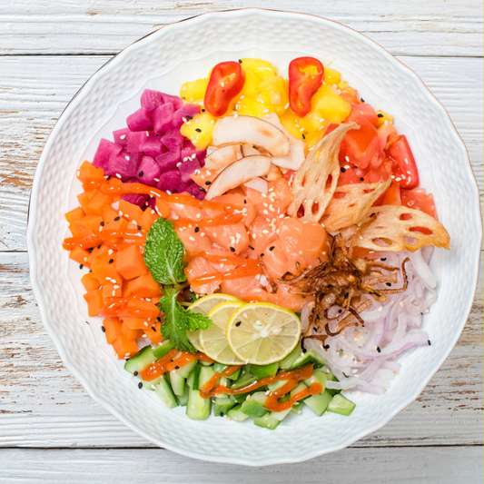 Kickass Salmon Poke Bowl